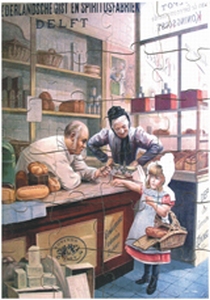 A3 Schoolplaatpuzzel Kruidenier