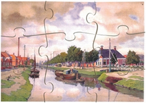 A4 Schoolplaatpuzzel Schepen