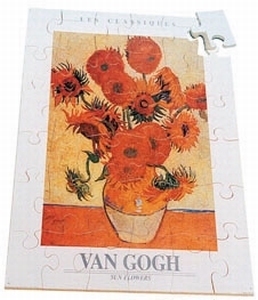 A3 puzzel Van Gogh´s 15 Zonnebloemen