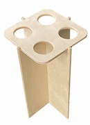 Koersbal bijzettafeltje/ongelakt 