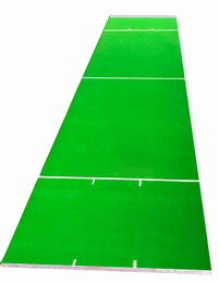 Mini koersbal- & Carpet Bowls speelmat 4x1 meter 